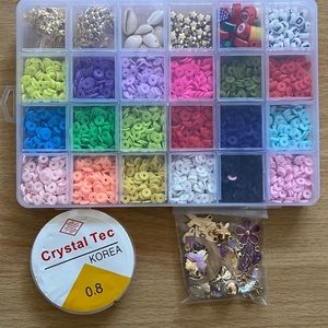 COPY - 4000 pc Clay Beads for Jewelry Making Bracelet Kit Crafts